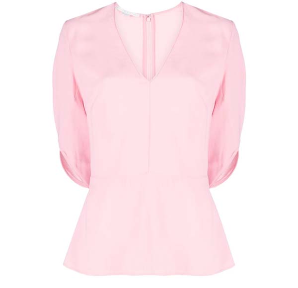 Melody V-neck peplum blouse from Stella McCartney